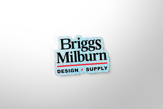 Briggs Milburn Design & Supply - Logo Vinyl Sticker